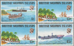 358956 MNH SALOMON 1974 BARCOS - Iles Salomon (...-1978)