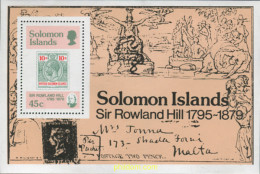 358970 MNH SALOMON 1979 100 ANIVERSARIO DE ROWLANS HILL - Islas Salomón (...-1978)