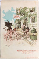 Ephemera / Imagerie, Image Publicitaire / Georges Redon / Imp. Gaillac, Monrocq Et Cie / Restaurant De L'ÉCREVISSE. - Cafés, Hotels, Restaurants