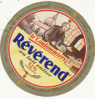 J C O  977  / ETIQUETTE FROMAGE  COULOMMIERS  REVEREND FAB EN NORMANDIE - Kaas