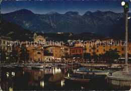 72451377 Malcesine Lago Di Garda Il Porto Notturno Malcesine - Sonstige & Ohne Zuordnung