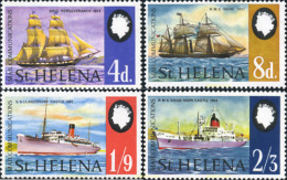 360582 MNH SANTA ELENA 1969 COMUNICACION POSTAL - Sint-Helena