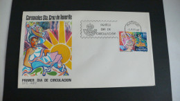 ESPAÑA 1984 - SPD - FDC - CARNAVAL DE SANTA CRUZ DE TENERIFE - EDIFIL Nº 2744 - FDC