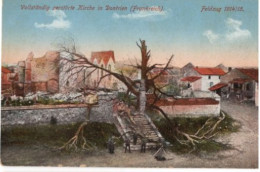DONTRIEN  Eglise  1914 15  Carte Allemande - Other & Unclassified