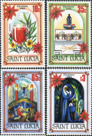 360671 MNH SANTA LUCIA 1984 NAVIDAD - St.Lucia (...-1978)