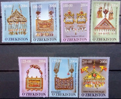 Uzbekistan 2004, Jellery, MNH Stamps Set - Usbekistan