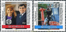 361435 MNH SEYCHELLES 1986 BODA DEL PRINCIPE ANDRES - Seychellen (...-1976)