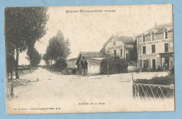 TH0025 CPA  HYMONT-MATTAINCOURT  (Vosges)  AVENUE DE LA GARE - VINS SPIRITUEUX  PERRARD BARBIER - CAFE RESTAURANT +++ - Otros & Sin Clasificación