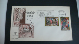 ESPAÑA 1984 - SPD - FDC - NAVIDAD - EDIFIL Nº 2776/2777 - FDC