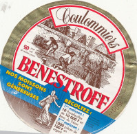 J C O  980  / ETIQUETTE FROMAGE  COULOMMIERS  BENESTROFF NOS MOISSONS SONT GENEREUSES  FAB EN LORRAINE - Kaas