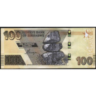 ZIMBABWE - PICK 106 A - 100 DOLLARS - 2020 - RUINES DU GRAND ZIMBABWE - BAOBAB - Zimbabwe