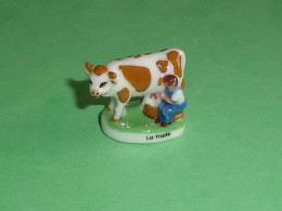 Fèves  / Fève  / Animaux : Vache , La Traite  T174 - Tiere