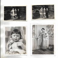 70 - Lot De 4 Photos De La Famille MOUVEAU à VESOUL - Années 1933 Et 1941. Voir Les Scans Recto-verso - Vesoul