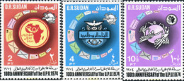 363305 MNH SUDAN 1974 100 ANIVERSARIO DE LA UPU - Otros & Sin Clasificación