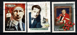 Canada 2000 -  Yv. 1723, 1724, 1726 - Used Stamps