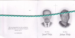 Jozef Thijs-Bosmans (Koersel 1935, Hulst-Tessenderlo 2000) En Johan Thijs-Moons (Koersel 1963, Heusden-Zolder 2000)Foto - Obituary Notices