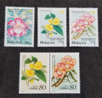 Malaysia & China Joint Issue Rare Flowers  2002 Plant Flora Flower (stamp Pair) MNH - Malasia (1964-...)