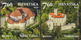 566080 MNH CROACIA 2017 EUROPA CEPT 2017 - CASTILLOS - Kroatië