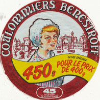 J C O  985  / ETIQUETTE FROMAGE  COULOMMIERS  BENESTROFF     OFFRE SPECIALE     FAB EN LORRAINE - Käse