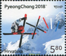 581440 MNH CROACIA 2018 23 JUEGOS OLIMPICOS DE INVIERNO - PYEONGCHANG-2018 - Croacia