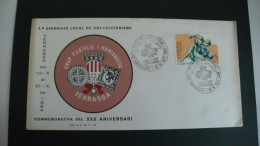 ESPAÑA 1984 - SPD - FDC - EXPO FILATELICA EN TERRASSA - XXX ANIVERSARIO - FDC