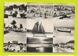 14 FRANCEVILLE N°1571 Vers Cabourg  9 Vues De 1964 Voilier Camping Plage Citroën Traction Simca Ariane Hôtel Des Pins - Cabourg