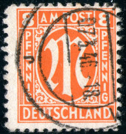 Germany,Bizone,Mi#21 8 Pf.,cancel,as Scan - Briefe U. Dokumente