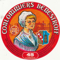 J C O  987  / ETIQUETTE FROMAGE  COULOMMIERS  BENESTROFF          FAB EN LORRAINE 57 C. - Käse