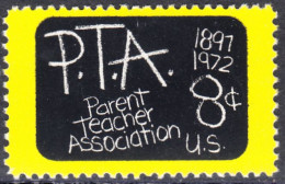 !a! USA Sc# 1463 MNH SINGLE (a2) - Parent Teacher - Ongebruikt