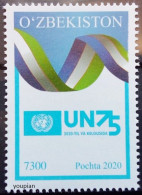 Uzbekistan 2020, 75 Years Of United Nations, MNH Single Stamp - Ouzbékistan