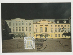 H 1221) BRD 1993 Mi# 1691 FDC MK: Sehenswürdigkeiten Deutsches Theater, Berlin - Covers & Documents