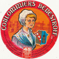 J C O  989  / ETIQUETTE FROMAGE  COULOMMIERS  BENESTROFF          FAB EN LORRAINE 57 C. - Käse