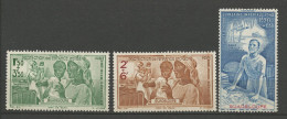 GUADELOUPE PA N° 1 à 3 Série Complète NEUF** LUXE SANS CHARNIERE NI TRACE  / Hingeless  / MNH - Poste Aérienne