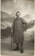74 - St-GERVAIS-LES-BAINS - JACQUEMOUD Envoie Son Portrait En Militaire CP PHOTO 1918 - Dos Scanné - Saint-Gervais-les-Bains