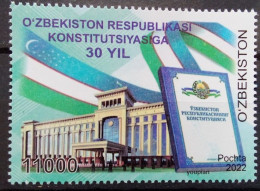 Uzbekistan 2022, 30 Years Of Constitution, MNH Single Stamp - Oezbekistan