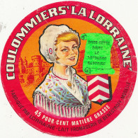 J C O  990  / ETIQUETTE FROMAGE  COULOMMIERS  LA LORRAINE   FROMAGERIE  DE BENESTROFF       MOSELLE. - Fromage