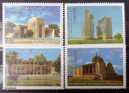 Uzbekistan 2022, Historic Buildings, MNH Stamps Set - Uzbekistán