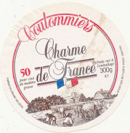 J C O  991  / ETIQUETTE FROMAGE  COULOMMIERS   CHARME DE FRANCE  FAB. EN LORRAINE      MOSELLE. - Fromage