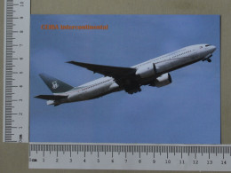 POSTCARD  - CEIBA - AIRLINES - 2 SCANS  - (Nº59161) - 1946-....: Modern Era