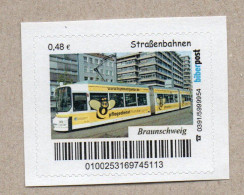 X02] BRD - Privatpost - Biberpost -  Straßenbahn Braunschweig - Privados & Locales