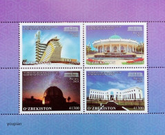 Uzbekistan 2024, Architecture Of Tashkent, MNH S/S - Ouzbékistan