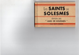 Solesmes - Carnet De 20 CPA  Les Saints De Solesmes (complet) - Solesmes