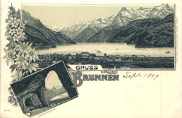 Gruss Aus Brunnen - Litho - Sonstige & Ohne Zuordnung