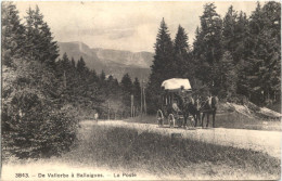 De Vallorbe A Ballaigues - La Poste - Postkutsche - Ballaigues