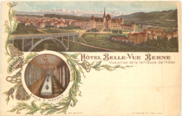 Berne - Hotel Belle-Vue - Litho - Berna