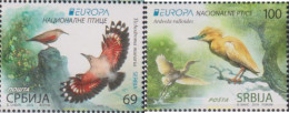 625264 MNH SERBIA 2019 EUROPA CEPT 2019 - NATIONAL BIRD - Servië