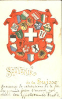 10562865 Genf GE Genf (Stempelabschlag) Wappen Praegedruck X 1901  - Andere & Zonder Classificatie