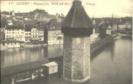 10562843 Luzern LU Luzern Wasserturm Ungelaufen Ca. 1910 Luzern - Andere & Zonder Classificatie