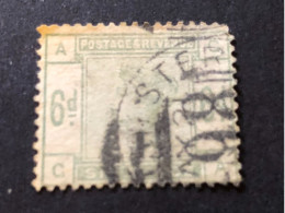 GREAT BRITAIN  SG 194  6d Dull Green  FU  CV £240 - Used Stamps