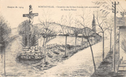 02-MONTAUVILLE-CIMETIERE DES SOLDATS Français-N°381-E/0271 - Other & Unclassified